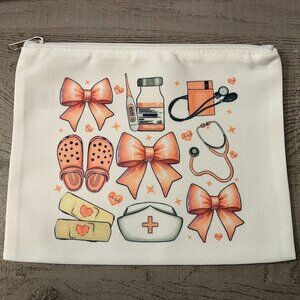 Nurse Zipper Pouch, Doctor, Nursing, Healthcare, Health Professional, Doctor